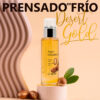 Botella ámbar con dosificador de aceite de argán 100% puro para rostro - Hidratación profunda sin grasitud